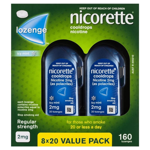Nicorette Cooldrops 2mg 160 Lozenges
