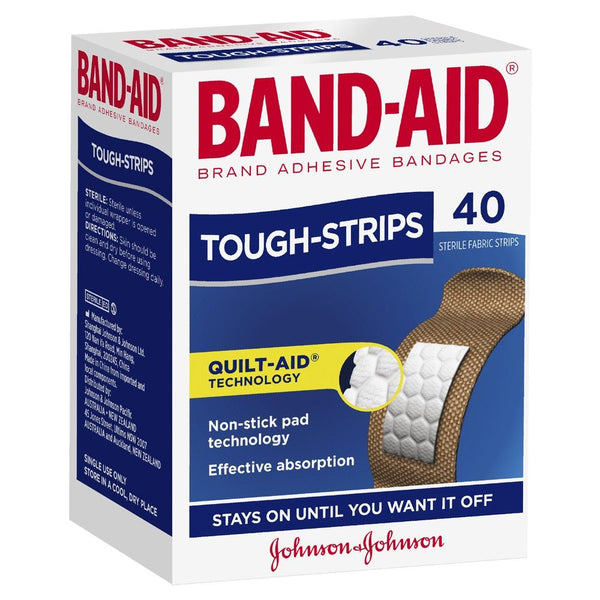 Band Aid Tough Strips Regular 40