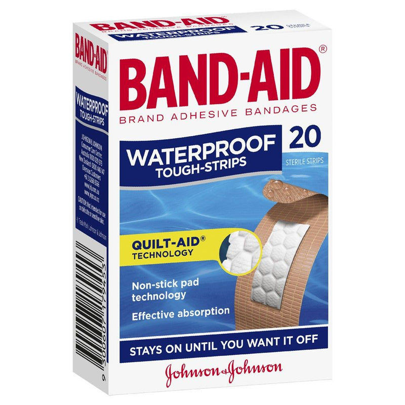 Band Aid Tough Strips Water Proof 20