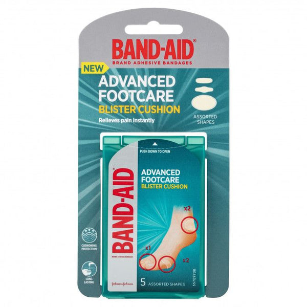 Band Aid Advanced Blister Cushion Assorted 5