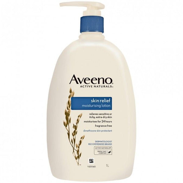 Aveeno Skin Relief Moisturising Lotion Fragrance Free 1L