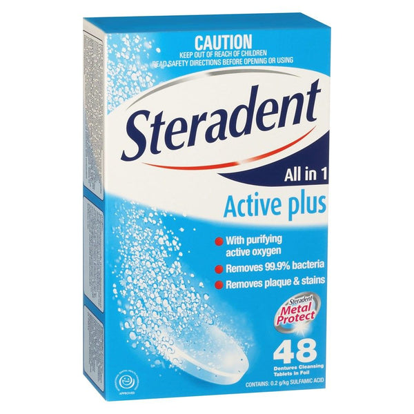 Steradent Active Plus Tablets 48