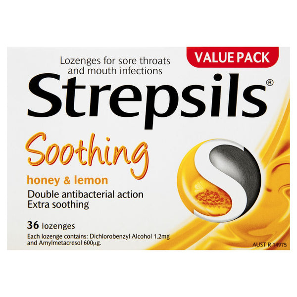 Strepsils Honey/Lemon Lozenges 36
