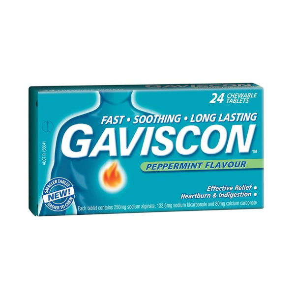 Gaviscon Peppermint Tab 24