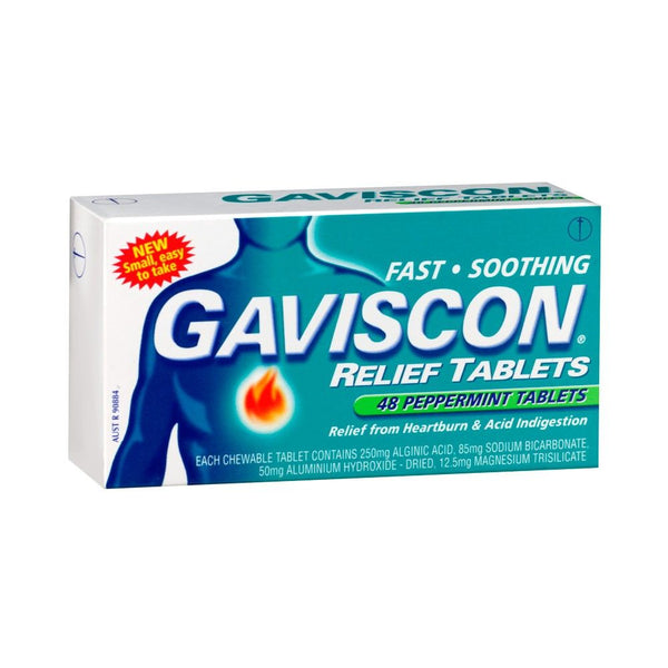 Gaviscon Peppermint Tab 48
