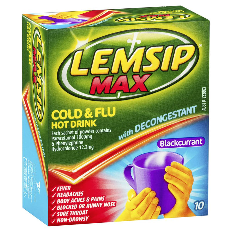 Lemsip Max Blackcurrant 10