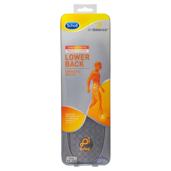 Scholl In-Balance Lower Back Orthotic Insole Small
