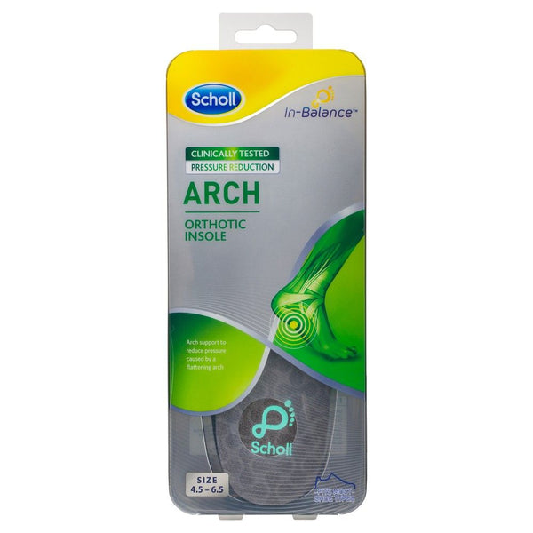 Scholl In-Balance Foot/Arch Orthotic Insole Small