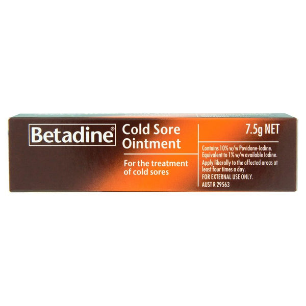 Betadine Coldsore Ointment 7.5g