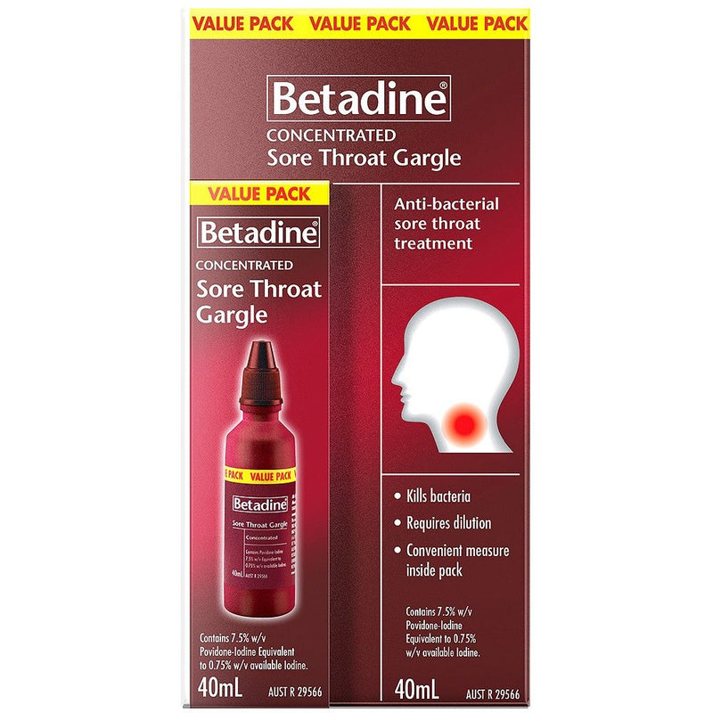 Betadine Sore Throat Gargle 40ml