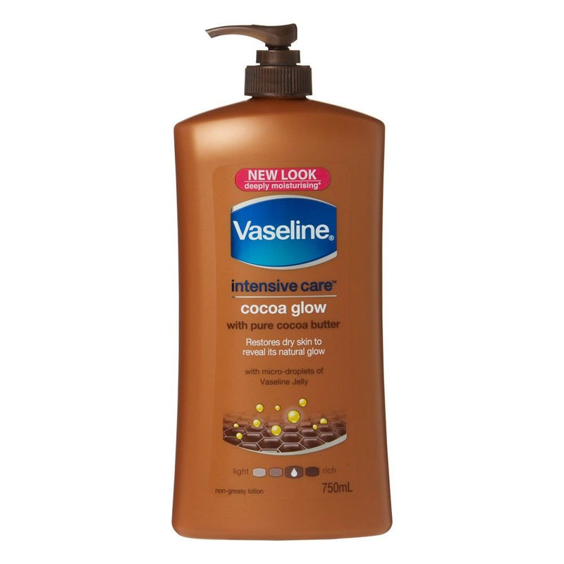 Vaseline Body Cocoa Glow 750ml