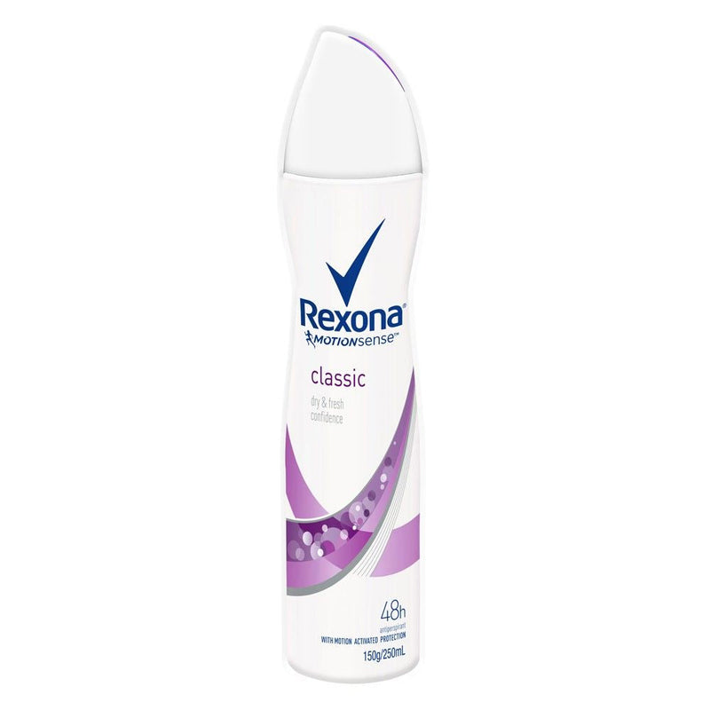 Rexona Antiperspirant Aerosol Deodorant Classic 250ml