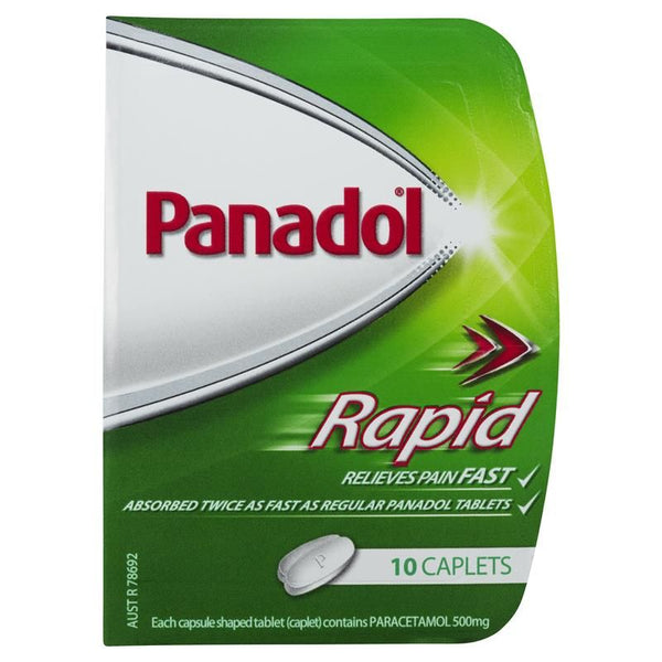 Panadol Rapid Caplets Handy Pack 10