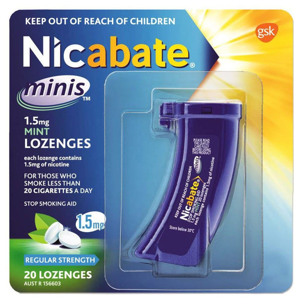Nicabate Mini 1.5mg Lozenges 20