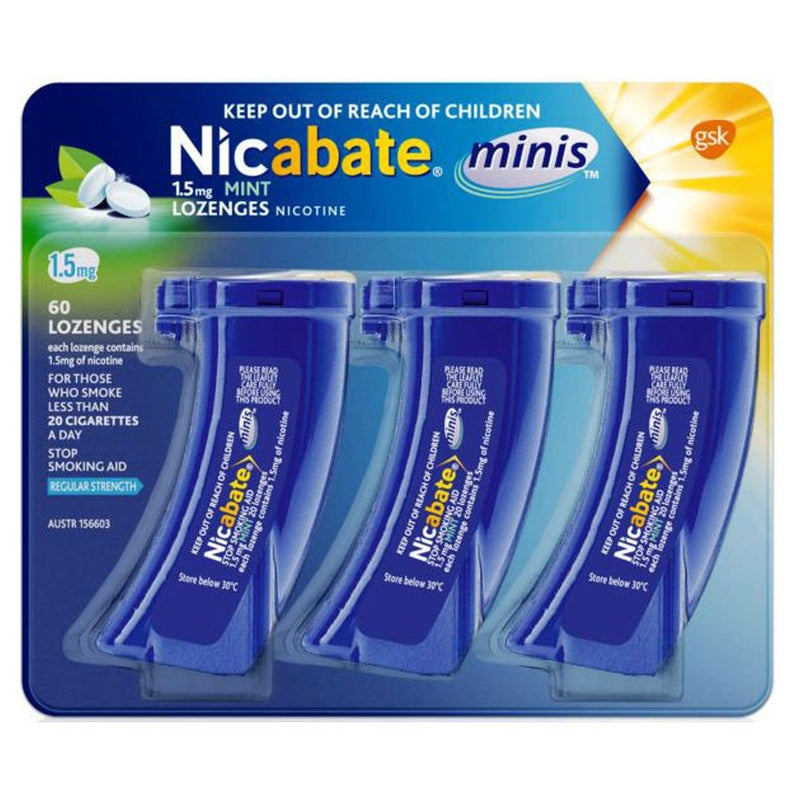 Nicabate Mini 1.5mg Lozenges 60