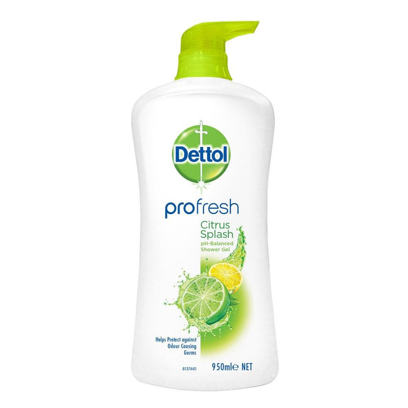 Dettol Profresh Shower Gel Citrus Splash 950ml