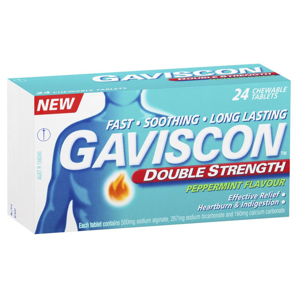 Gaviscon Double Strength Peppermint 24