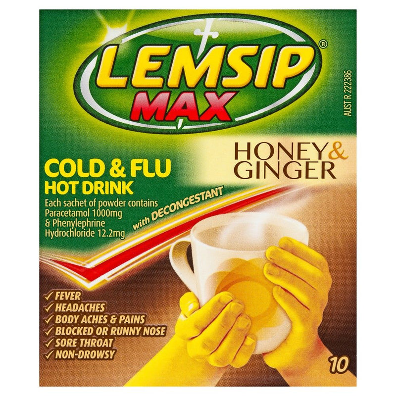 Lemsip Max Honey & Ginger 10