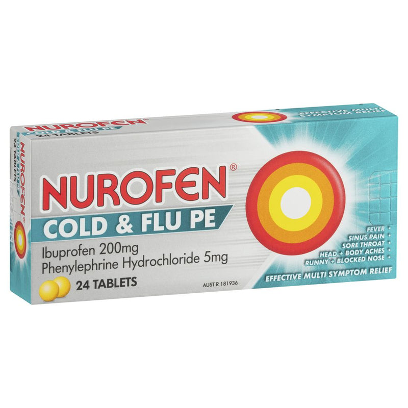 Nurofen Cold/Flu Pe Tablets 24