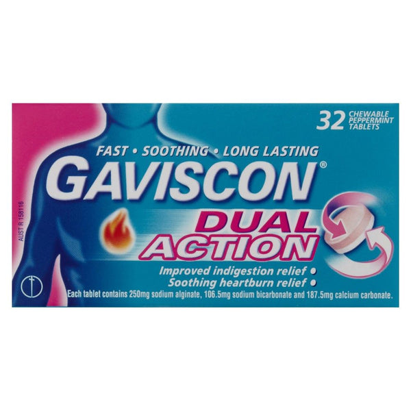 Gaviscon Dual Action Peppermint 32
