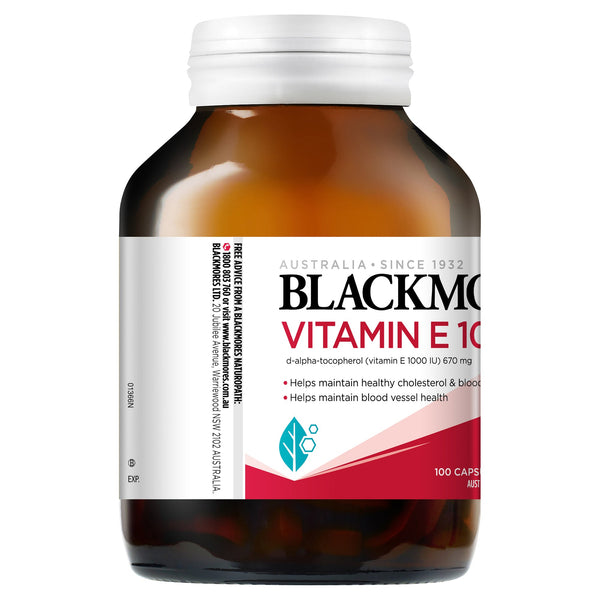 Blackmores Vitamin E 1000Iu 100 Capsules