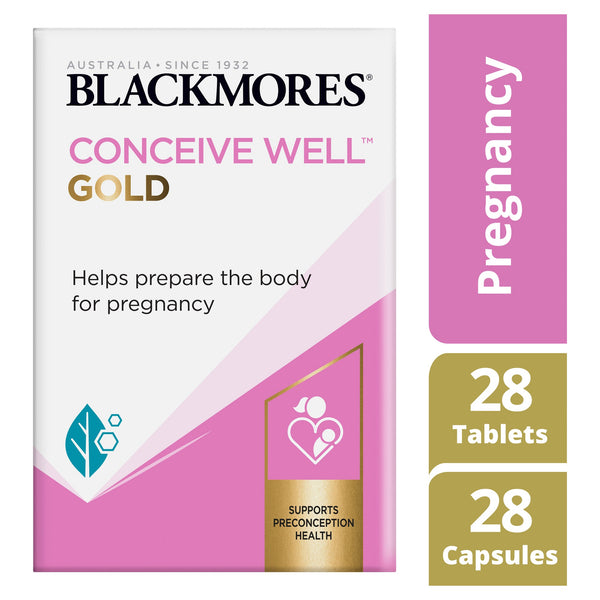 Blackmores Conceive Well Gold 28 Tablets + 28 Capsules