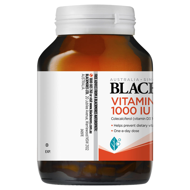 Blackmores Vitamin D3 1000Iu 200 Capsules