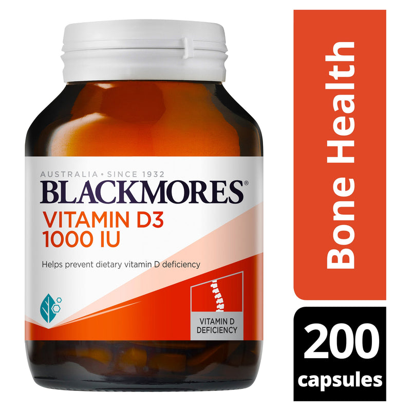 Blackmores Vitamin D3 1000Iu 200 Capsules