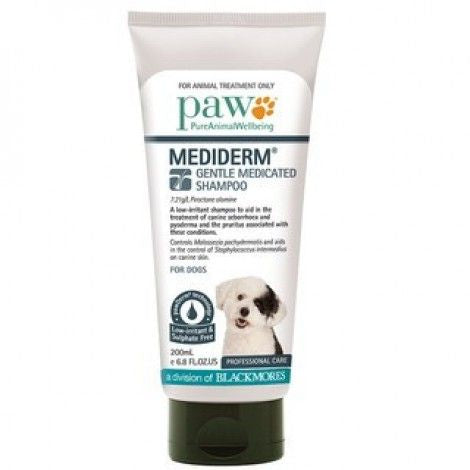 Paw by Blackmores Mediderm Gentle Medicated Shampoo (For Dogs) 200ml