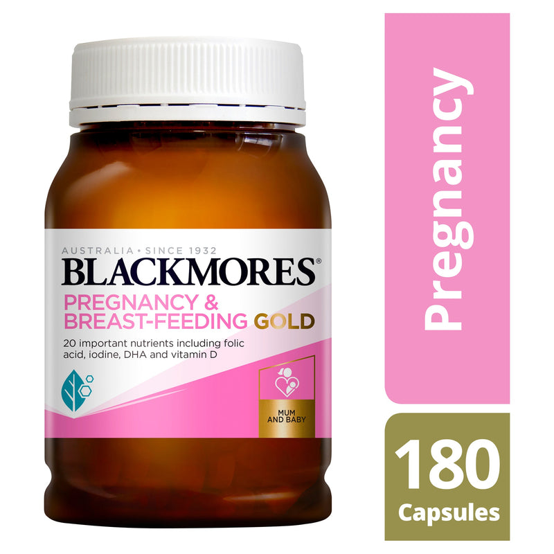 Blackmores Pregnancy And Breastfeeding Gold 180 Capsules