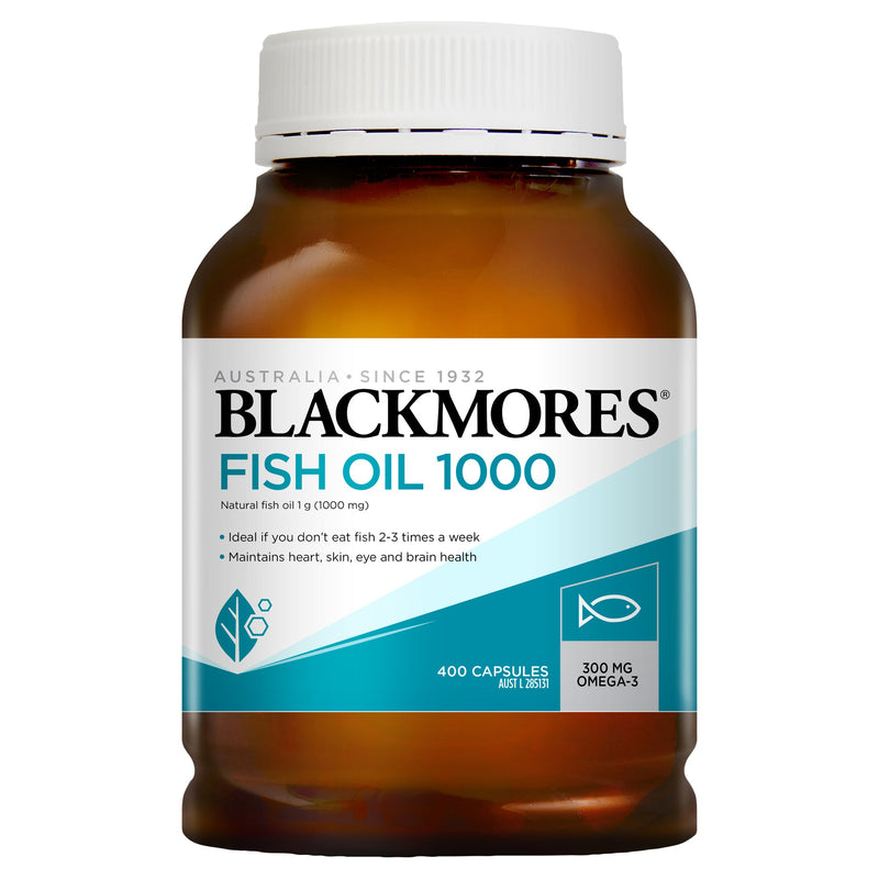 Blackmores Fish Oil 1000mg 400 Capsules