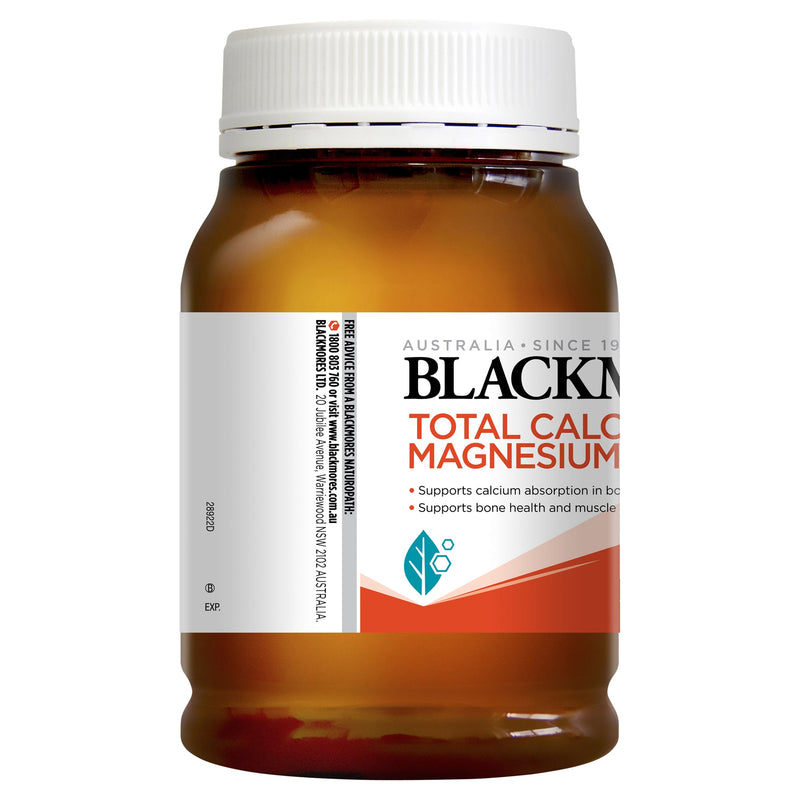 Blackmores Total Calcium & Magnesium + D3 200 Tablets