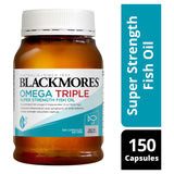 Blackmores Omega Triple Concentrated Fish Oil 150 Capsules