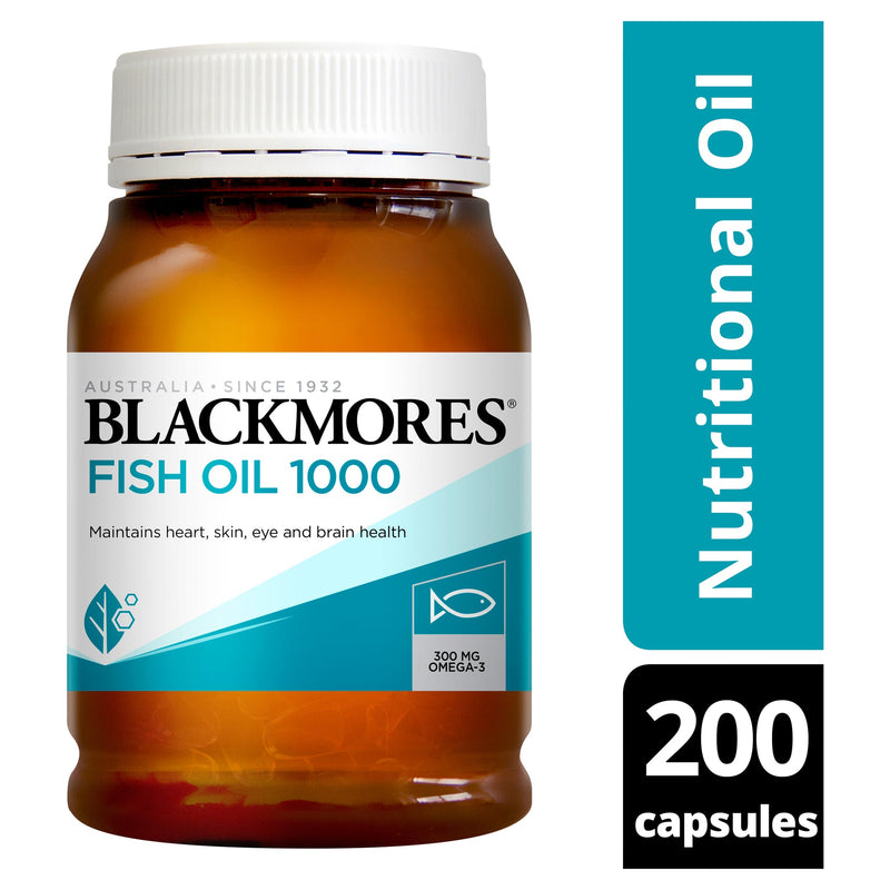 Blackmores Fish Oil 1000mg 200 Capsules