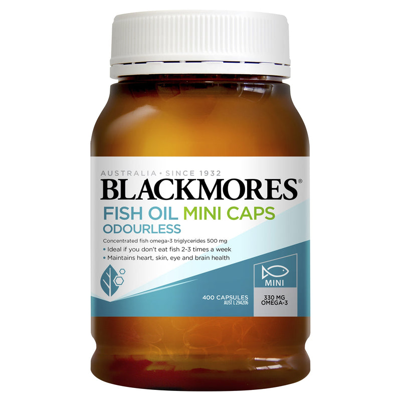 Blackmores Odourless Fish Oil 400 Mini Capsules