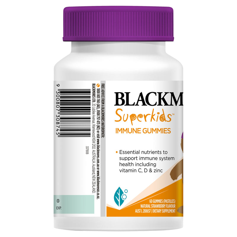 Blackmores Superkids Immune 60 Gummies