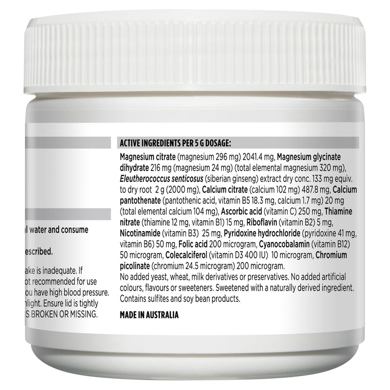 Blackmores Active Magnesium 200g Powder