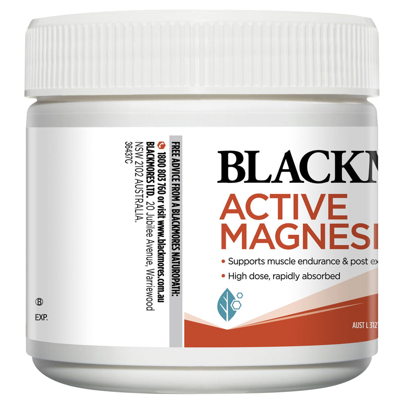 Blackmores Active Magnesium 200g Powder