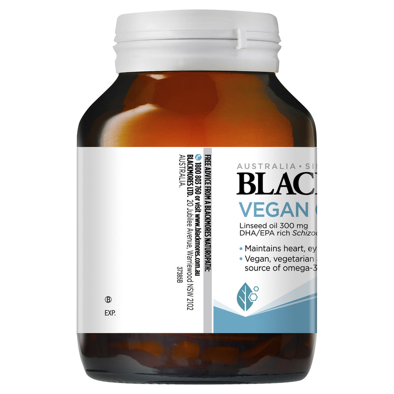 Blackmores Vegan Omega-3 Oil 120 Capsules