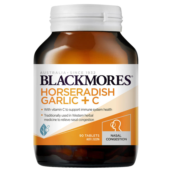 Blackmores Horseradish Garlic + C 90 Tablets