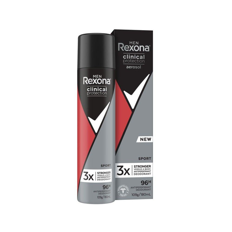 Rexona Men Clinical Protection Antiperspirant Deodorant Sport 180ml