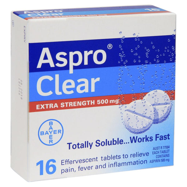 Aspro Clear Tab Extra Strength 16