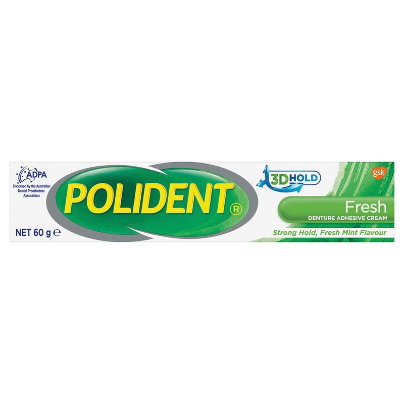 Polident Adhesive Fresh Mint 60g