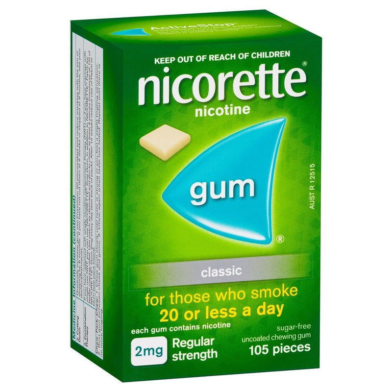 Nicorette Gum Classic 2mg 105