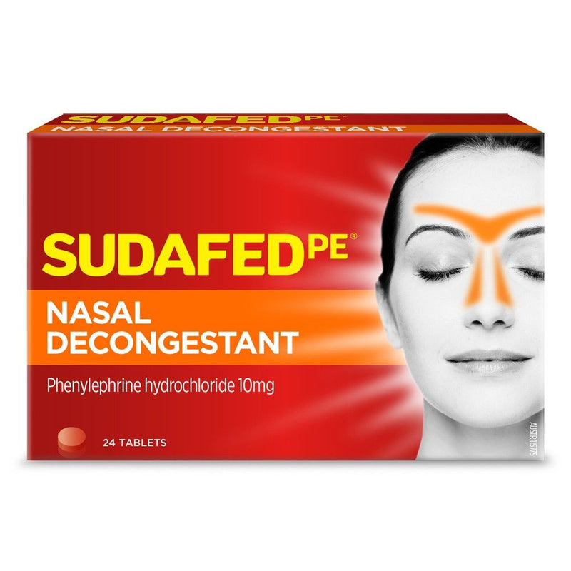 Sudafed PE Nasal Decongestant 24