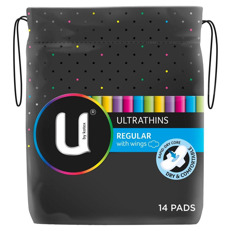 U By Kotex Ultra Thin Regular Wing 14