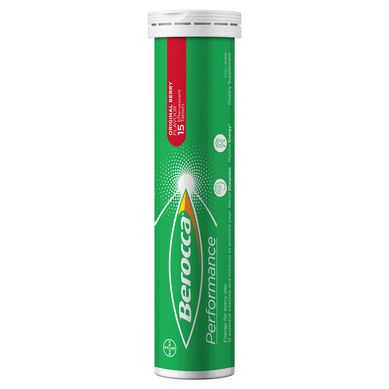 Berocca Energy Vitamin Original Berry Effervescent Tablets 30 Pack