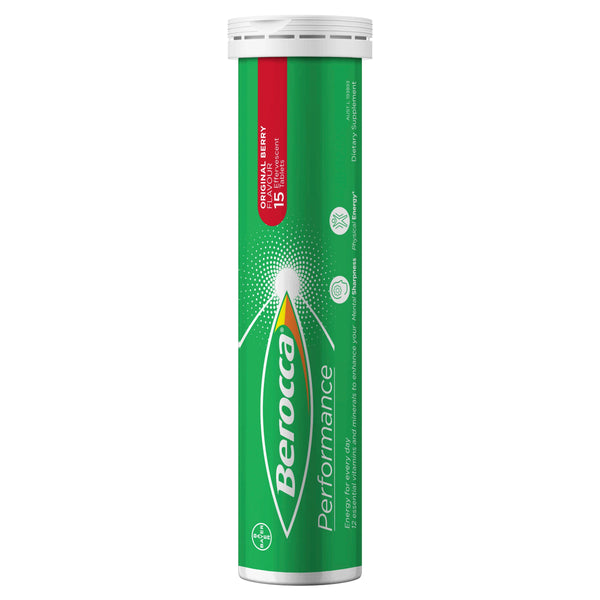 Berocca Energy Vitamin Original Berry Effervescent Tablets 45 Pack