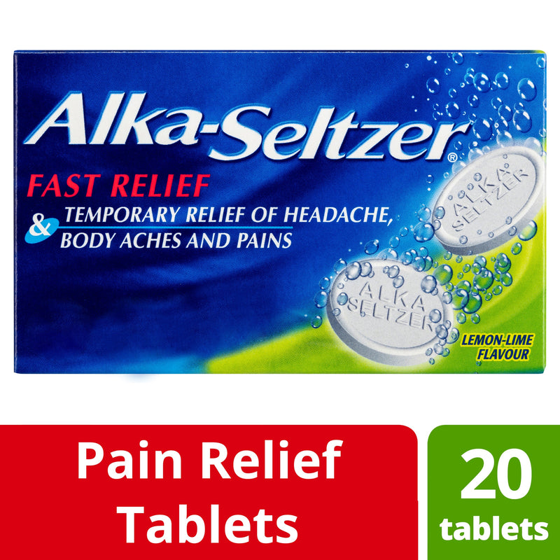 Alka Seltzer Lemon Lime Tab 20