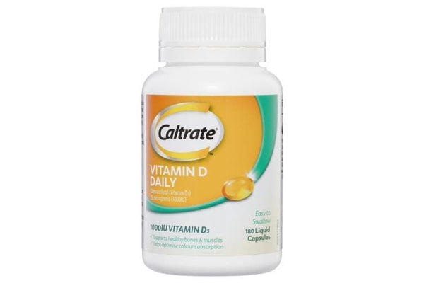 Caltrate Vitamin D 180 Capsules